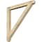 Ekena Millwork Traditional Craftsman Rough Sawn Bracket, Douglas Fir, 4"W x 46"D x 46"H BKT04X46X46TRA04RDF - alternate 1